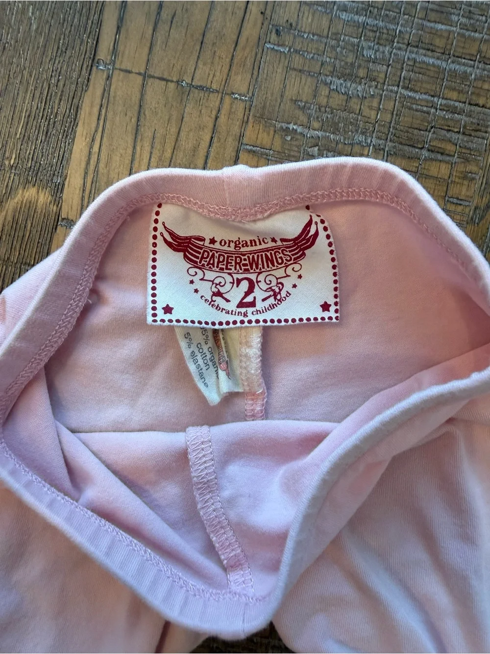 Paper Wings Pink Capri Tie-Ankle Pants Toddler Girl 2T